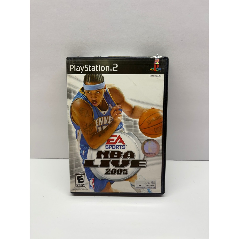 NBA Live 2005 PS2 PlayStation 2 Complete CIB Allen Iverson EA Sports Untested